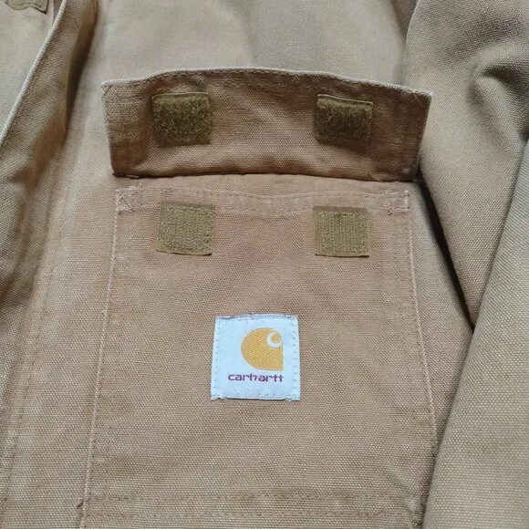 Carhartt Jacket Size XL 44 Tall Brown Arctic Duck Canvas Insulated Traditional - Picture 8 of 9